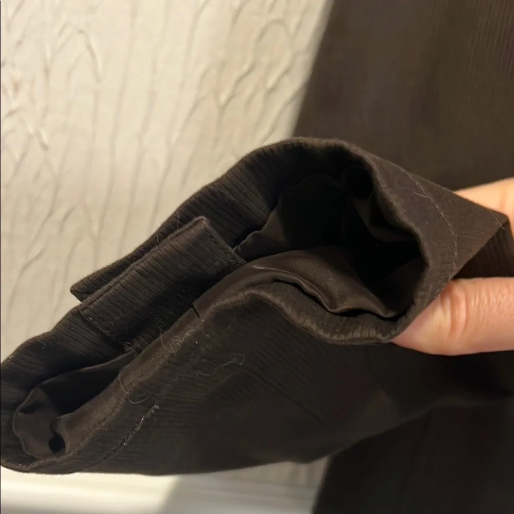 Talbots Chocolate Brown One button cotton classic blazer size 10 - Picture 8 of 13